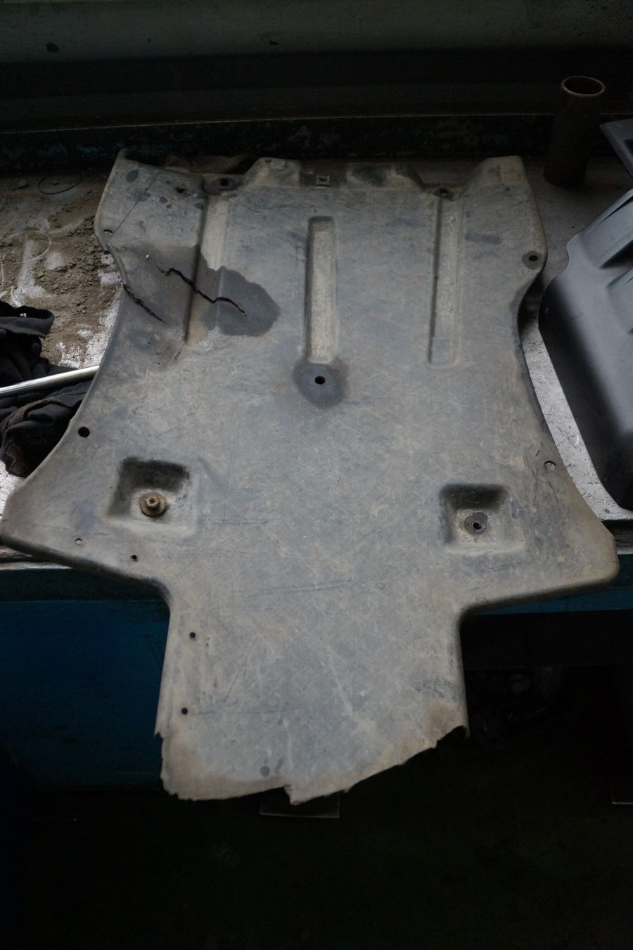 Демонтаж защиты ДВС