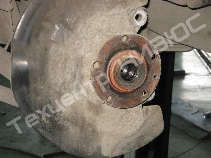 Демонтаж тормозной системы